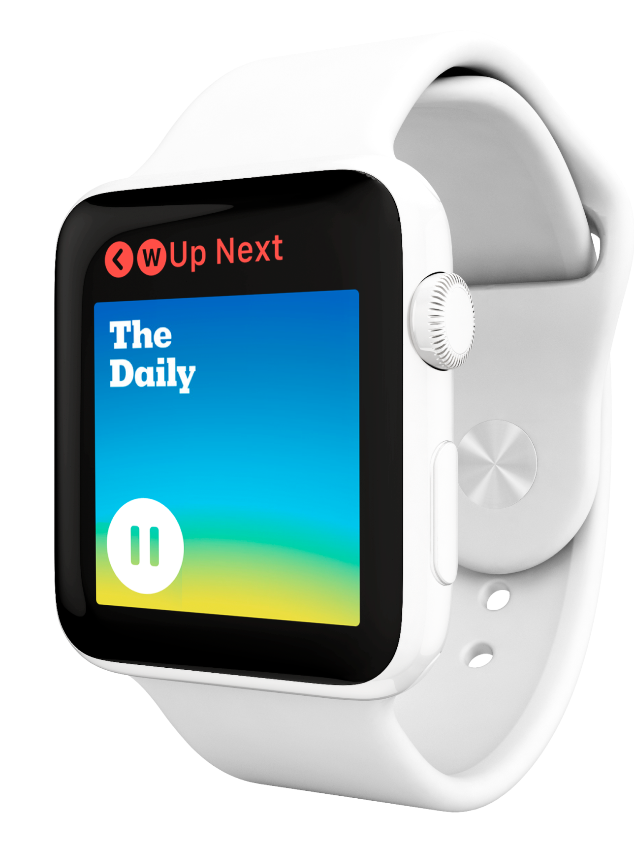 Apple Watch with a Pocket Casts podcast