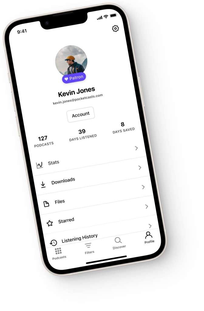 Patron account view on the screen of a phone